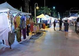 Rincón de la Victoria's night market.