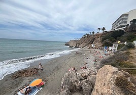 File image of Nerja's Carabeo beach, where the incident happened on Wednesday evening.