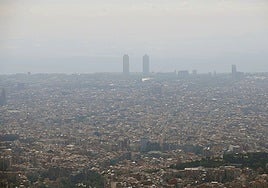 Archive image of a pollution episode in Barcelona.