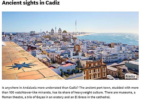 Which? recommends Cadiz to the Brits: 'Is there anywhere in Andalucía more underrated?'