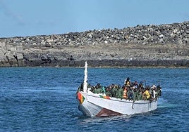 File image of a migrant boat.