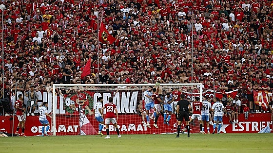 Gimnàstic versus newly promoted Malaga CF, in images