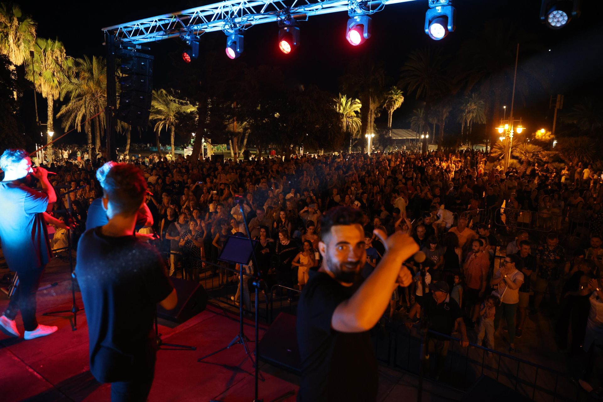 San Juan celebrations in Huelin, in Malaga city