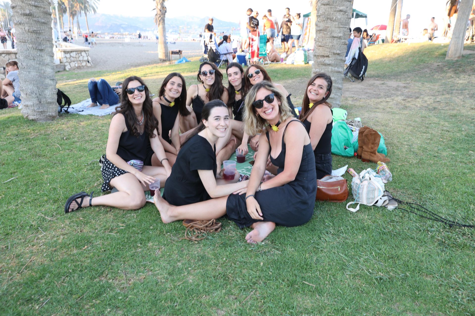 San Juan celebrations in Huelin, in Malaga city