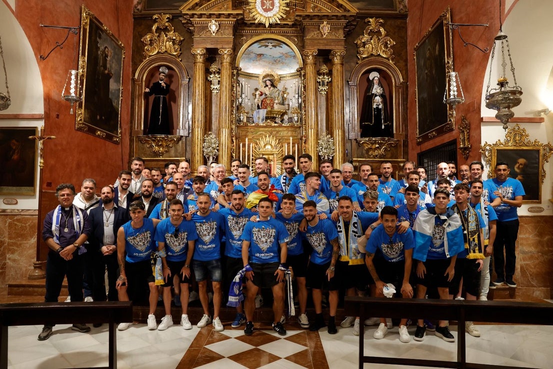 Fans celebrate Malaga CF's promotion as squad take open-top bus tour, in images