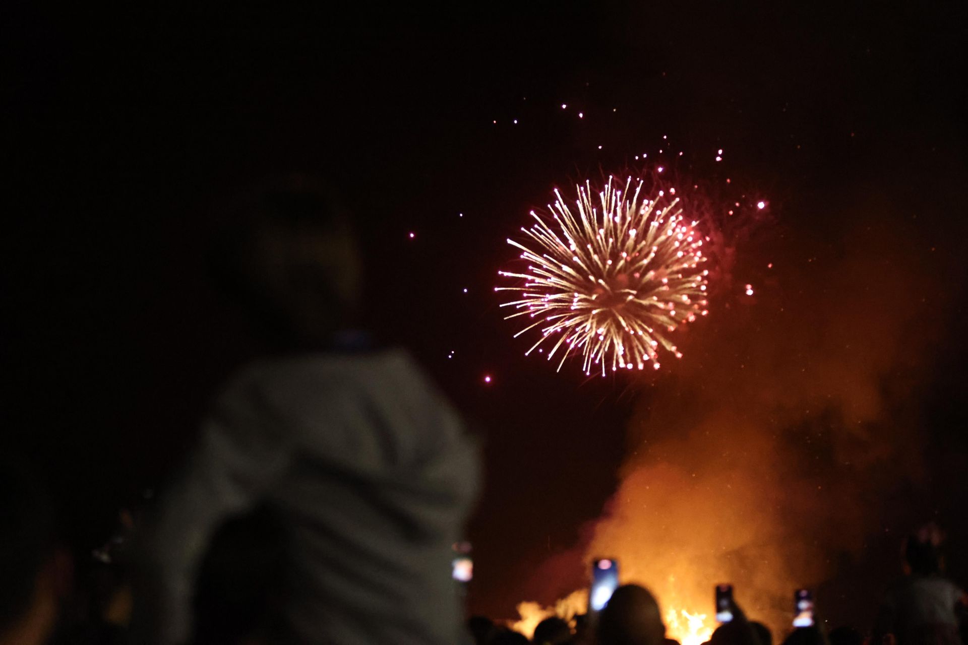San Juan celebrations in Huelin, in Malaga city