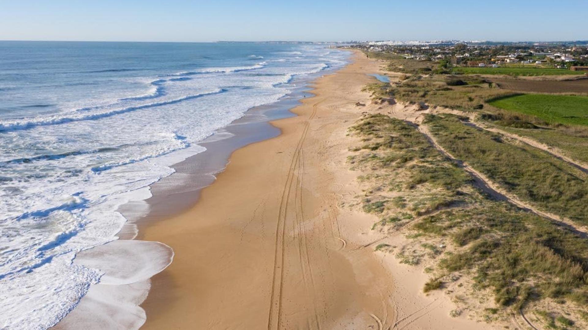 The unspoilt beach with hardly any visitors that can be found in one of ...