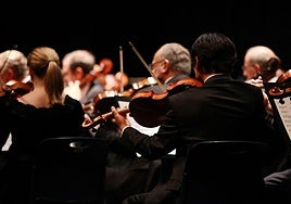 File image of an orchestra playing.