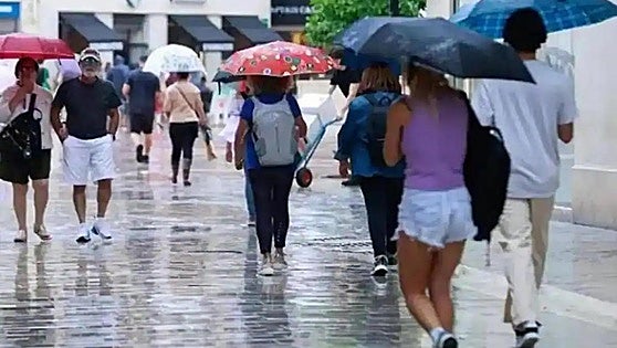 Aemet extends warnings for heavy rain and thunderstorms to Costa del Sol and the whole of Malaga province