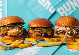 Bunners' menu consists of eight different types of burgers.