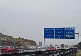 Directions for the AP-46 and AP-7 tolls, at Torremolinos.