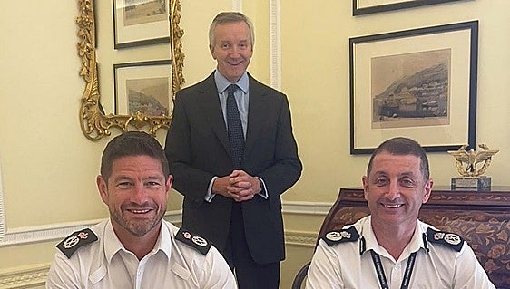 Royal Gibraltar Police twin with Devon and Cornwall force