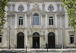 Front view of the Supreme Court.