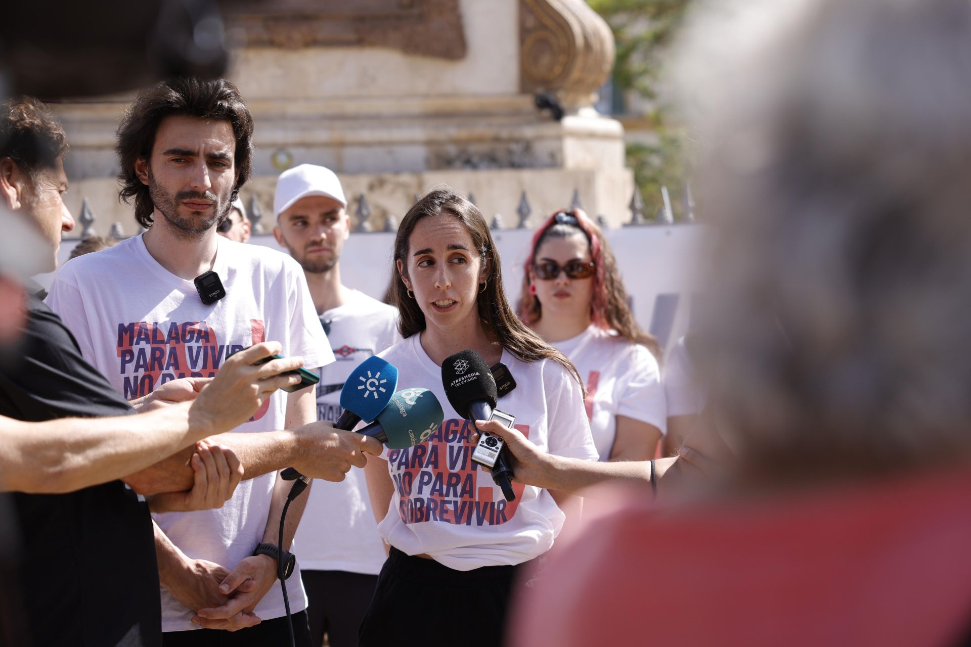 Housing crisis demonstration in Malaga, in pictures