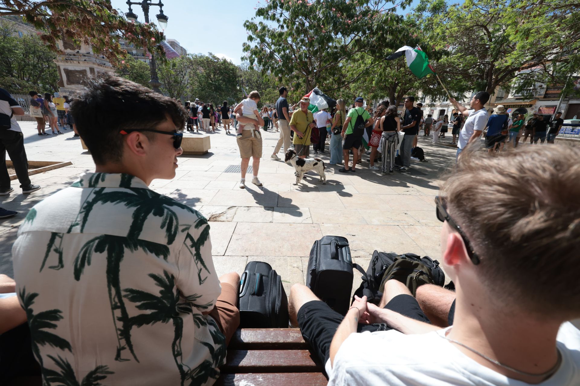 Housing crisis demonstration in Malaga, in pictures