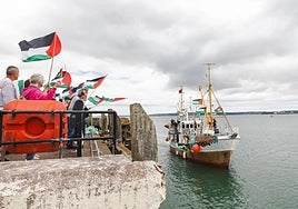 The Handala on its way around Europe.