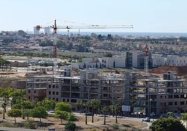 Work on the 476 publicly-owned rental properties being built by Malaga city hall to the west of the university campus in Teatinos.