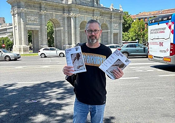 Founder of The Madrid Review at the book fair in the city last month.