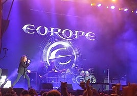 Swedish rock legends Europe at Torre del Mar's Weekend Beach festival.
