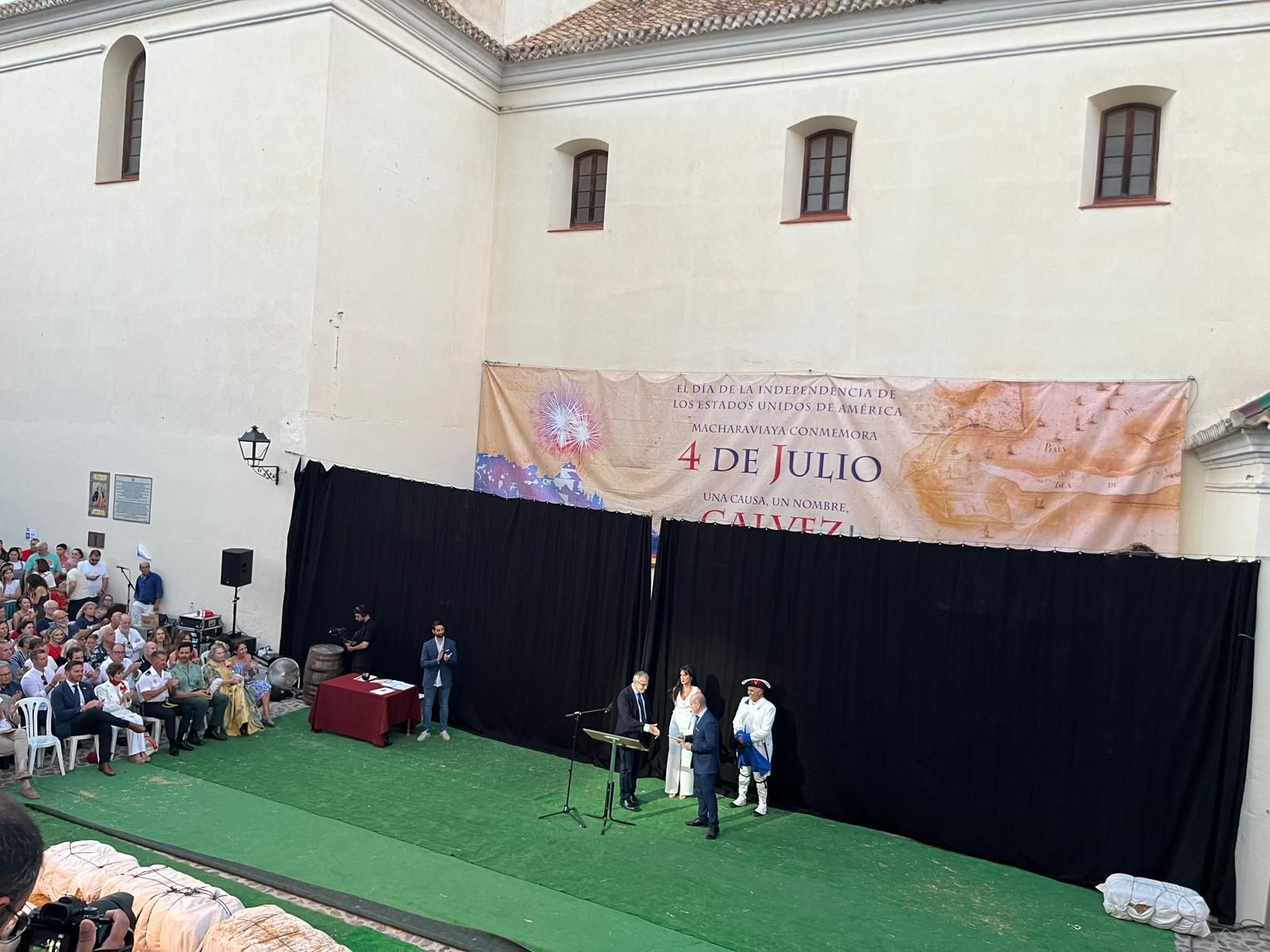 Tiny Malaga province village pays tribute to American independence hero, in pictures