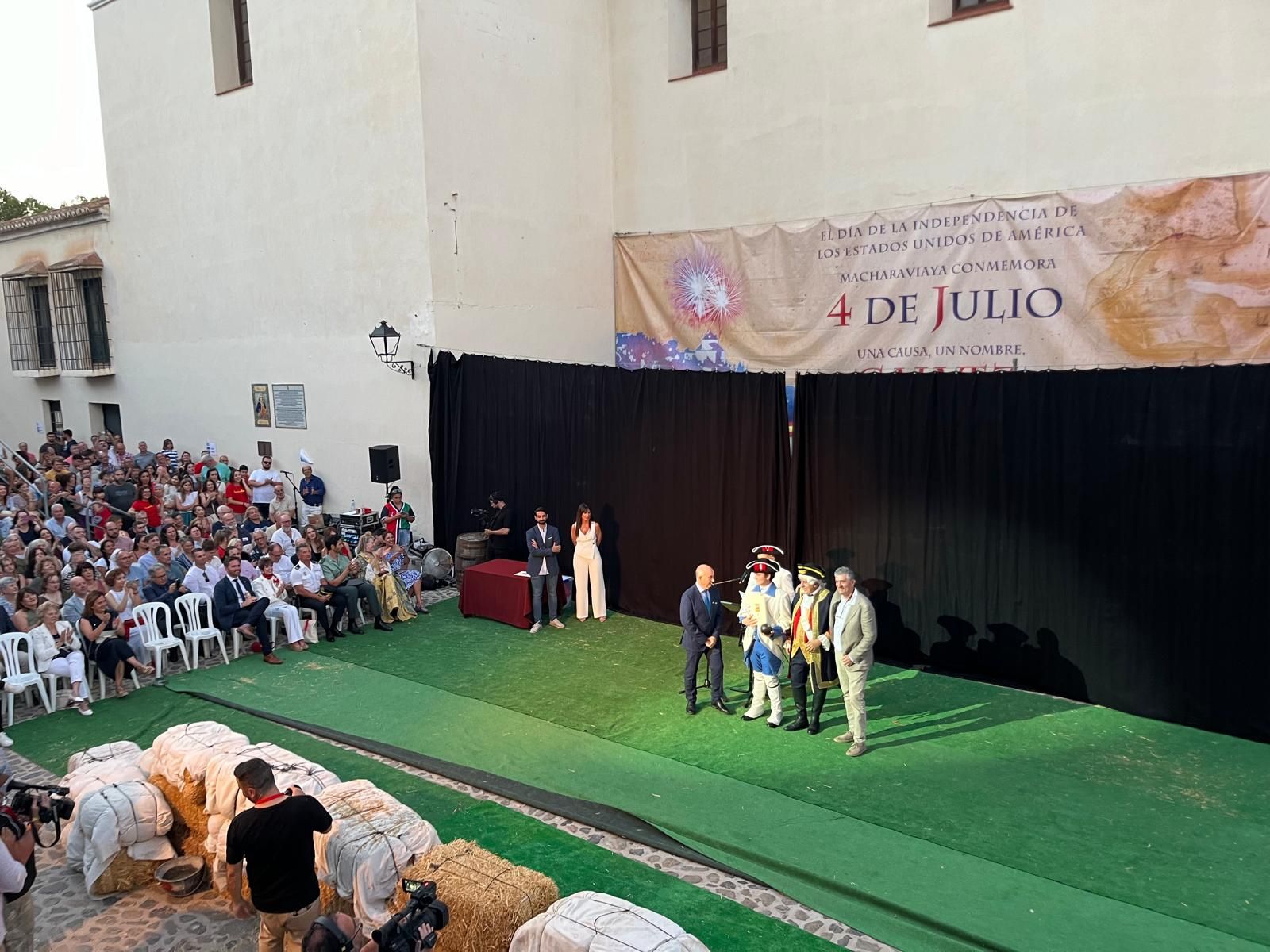 Tiny Malaga province village pays tribute to American independence hero, in pictures