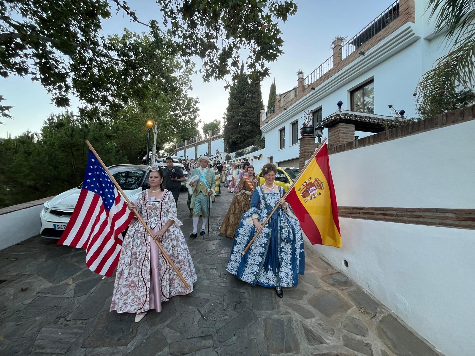 Tiny Malaga province village pays tribute to American independence hero, in pictures