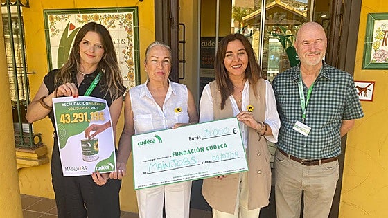 Cudeca charity tins collected more than 43,000 euros last year