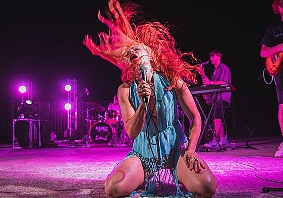 Singer Beth Norris performing in Ronda at last year’s festival.