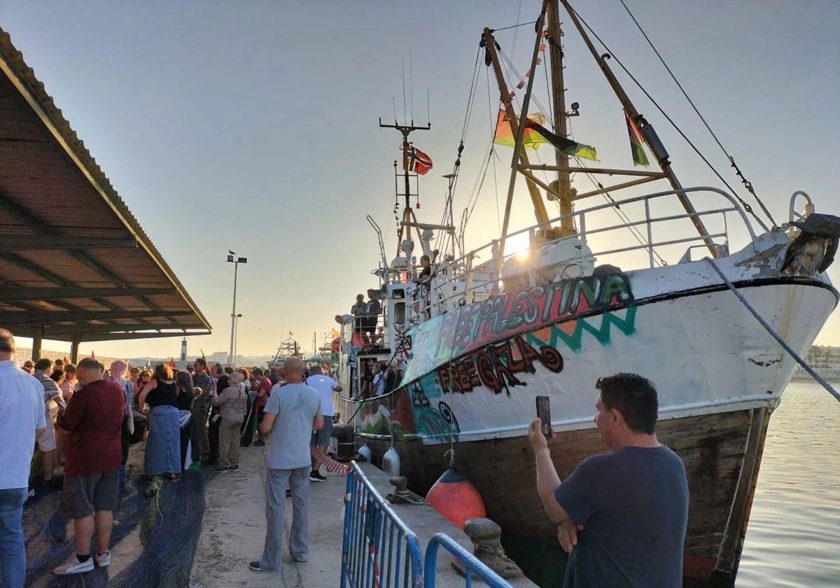 The Freedom Flotilla in Caleta.