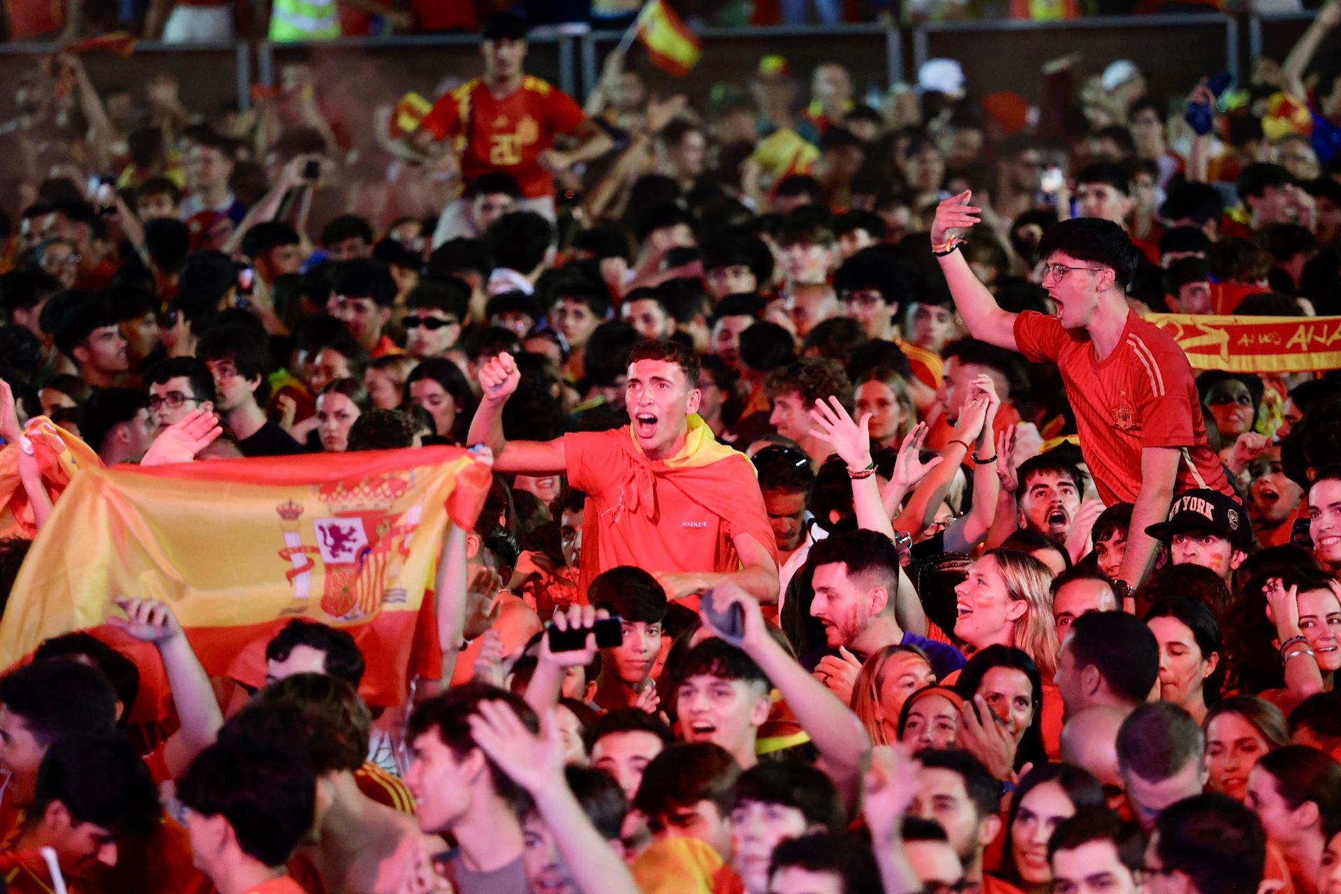 Malaga celebrates Spain's Euro 2024 victory over England, in pictures