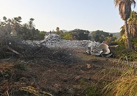 Las Gaviota after the demolition.
