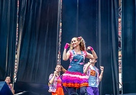 The magic and music show was held in the Malaga city bullring.