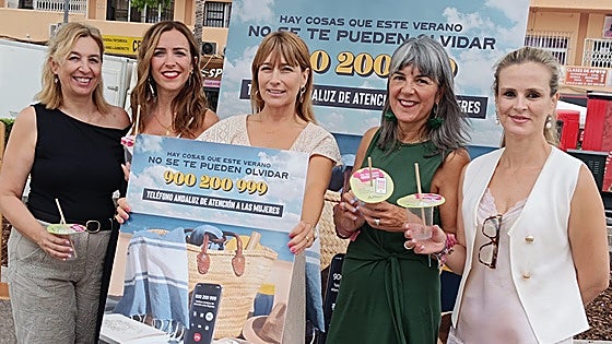 Telephone hotline promotion campaign for victims of gender violence on the Costa