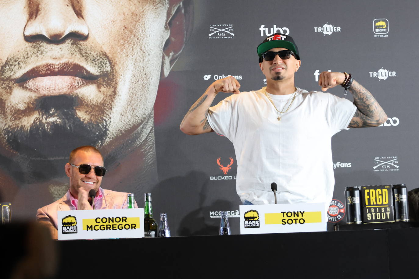 MMA legend Conor McGregor promotes Spain's first official bare knuckle boxing event, in pictures