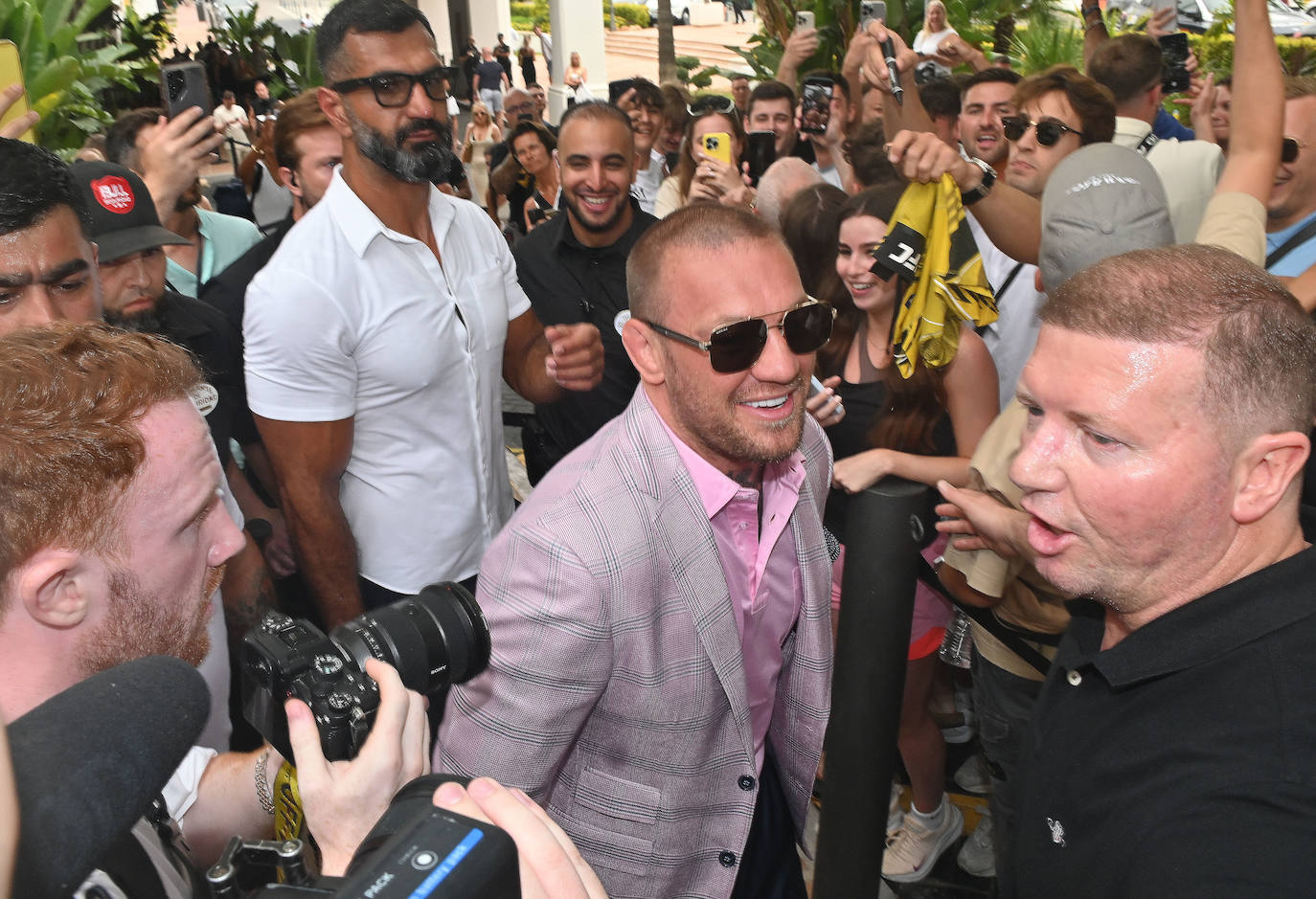 MMA legend Conor McGregor promotes Spain's first official bare knuckle boxing event, in pictures