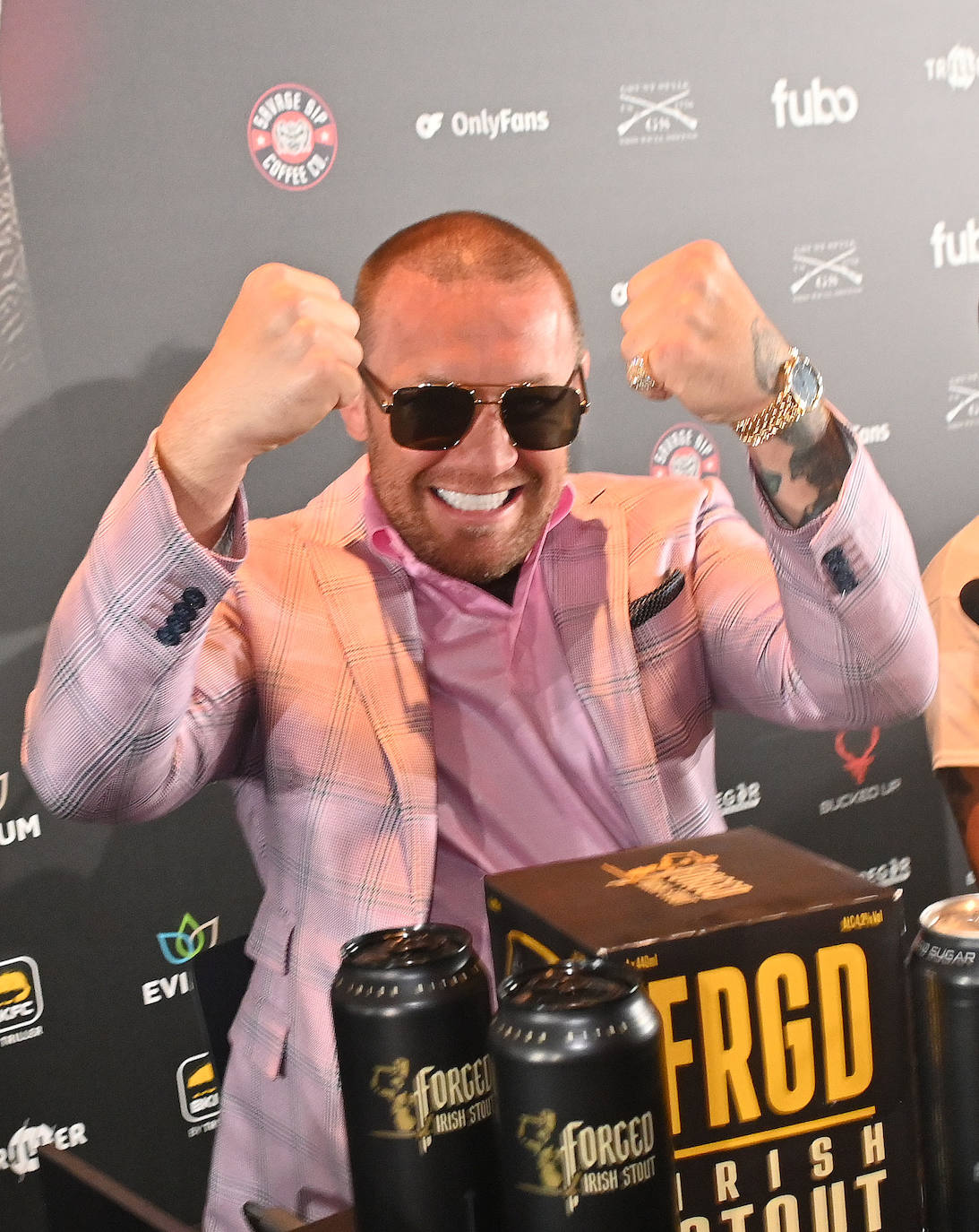 MMA legend Conor McGregor promotes Spain's first official bare knuckle boxing event, in pictures