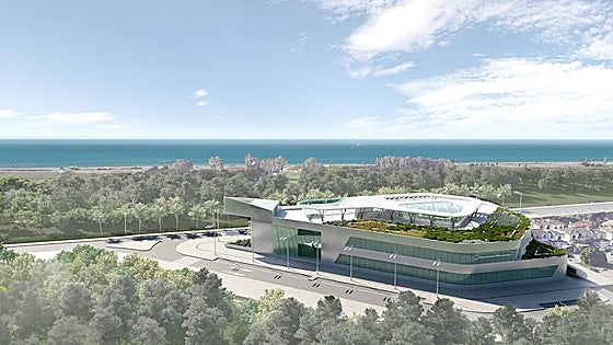 This is the new shopping centre to be built opposite Plaza Mayor in Malaga