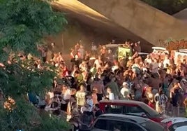 Promoter wanted for domestic abuse organises illegal rave in Malaga with 500 people