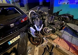 Driver arrested after fleeing from checkpoint in Marbella and ramming a police car