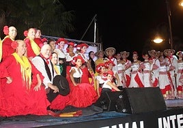 One of the groups at last year's folklore festival in Mijas.