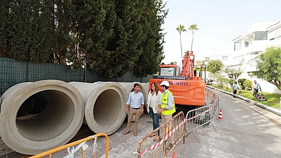 Work to replace drains aims to stop Nueva Andalucía flooding