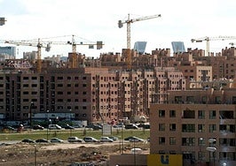 Housing under construction.