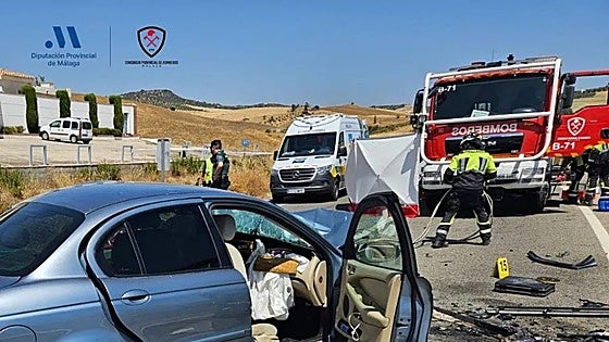 Head-on collision on A-356 in Malaga province on Saturday claims the lives of four people