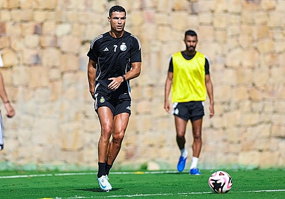 Cristiano, at the Marbella Football Center.