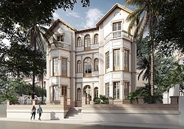 Artist's impression of the frontage to this well-known building once its refurbishment is completed.