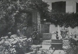 Part of Villa Santa Lucía’s garden.