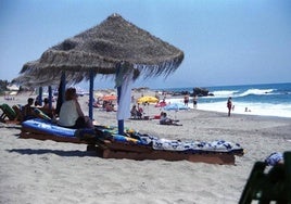 Bathers on one of Mojácar's beaches.