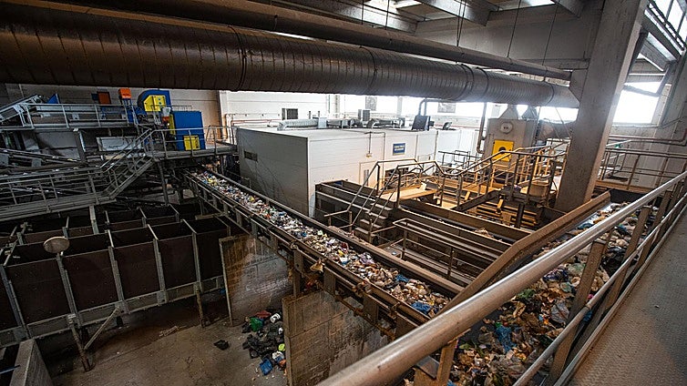 Body of baby is found amongst the rubbish at recycling plant in Granada