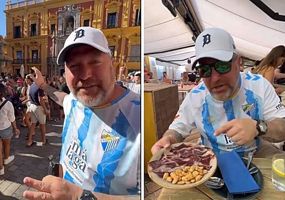 Larry Shy, the American social media influencer's reaction to Malaga's summer fair: 'It's on fire!'