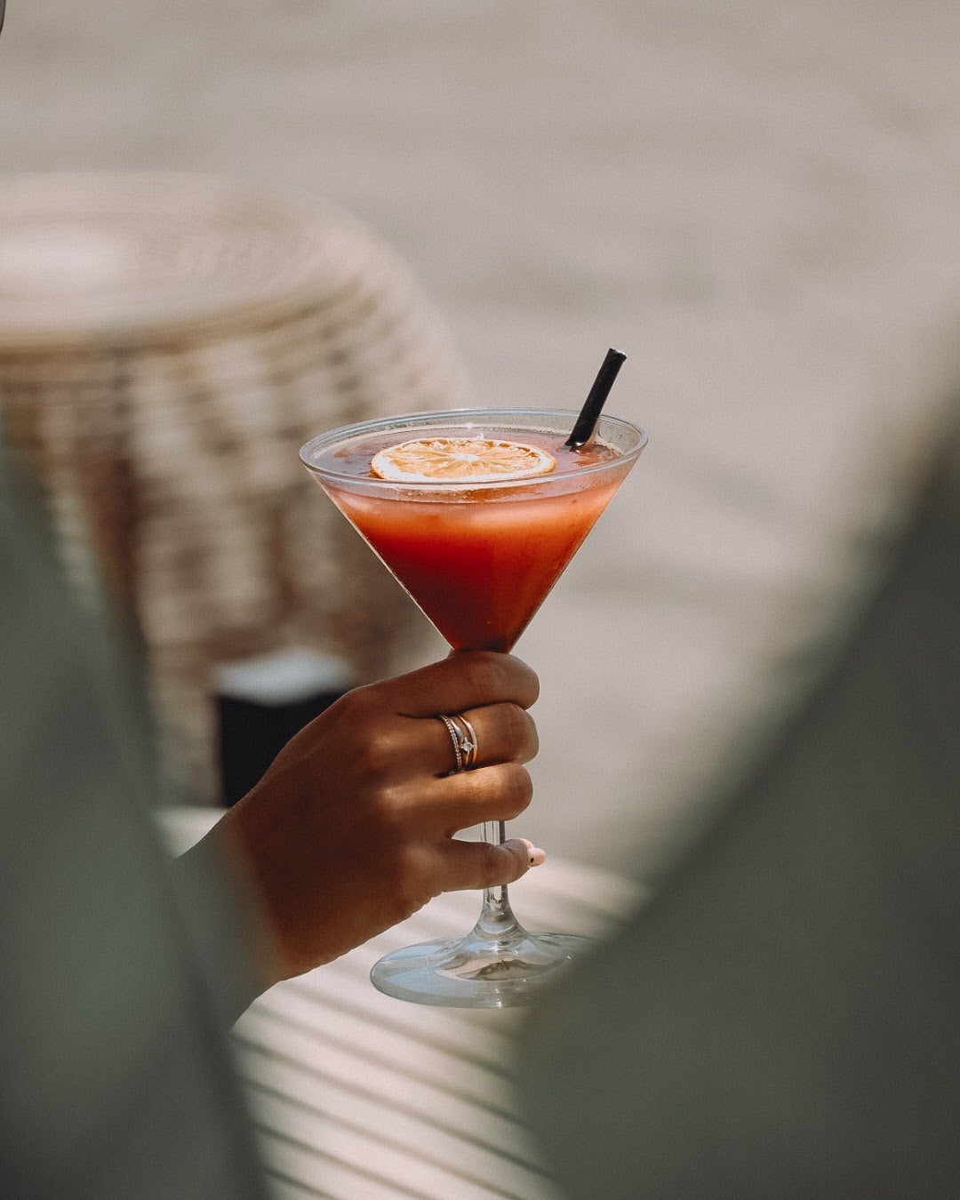 The perfect spot to enjoy a sunny afternoon while sipping on natural juices or refreshing cocktails.